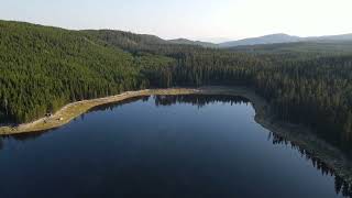Allendale Lake, Okanagan, Similkameen. Drone footage. Taken September 10th 2025