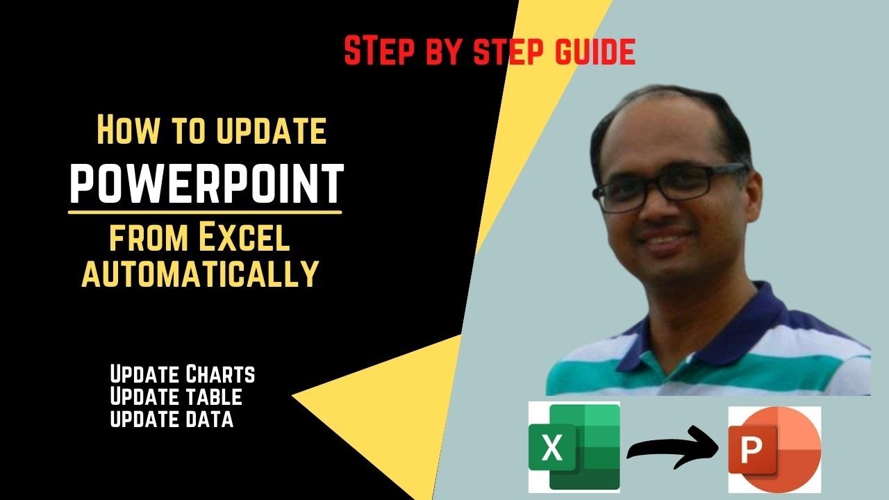 auto update powerpoint presentation from excel