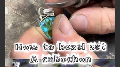 How to bezel set a Cabochon