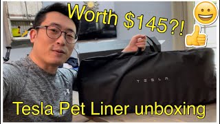 Tesla Model 3/Y/S Pet Liner unboxing. Best pet liner for my 2022 Tesla model 3. Worth $145?!