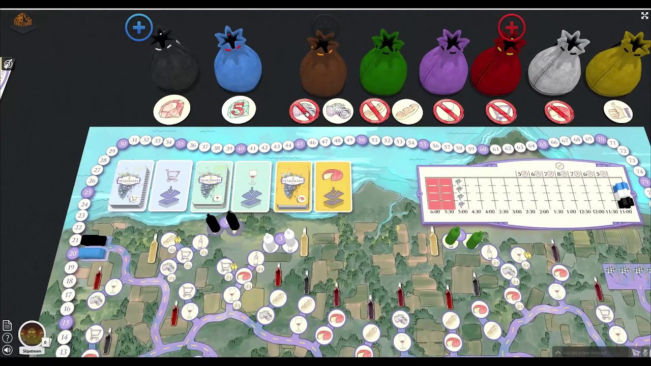 Naramata Complete Playthrough (Tabletopia)