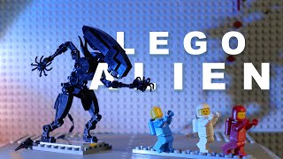 How-to-build: LEGO Xenomorph #alien #lego #alienromulus #moc #howtobuild