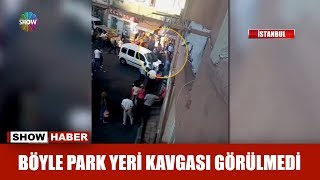 Böyle park yeri kavgası görülmedi Resimi