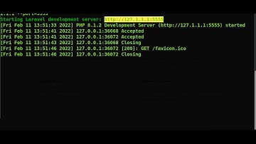 Start Laravel Development server at different host, port  #laravel