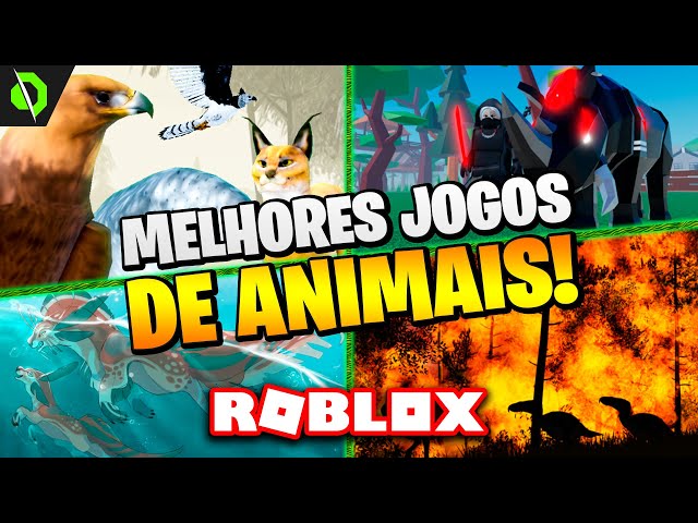 LEÃO! TOP 10 MELHORES JOGOS de ANIMAL no ROBLOX! 
