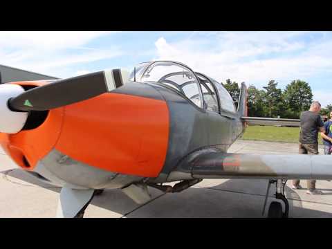 1. Flug mit einer Piaggio P149 - D-EDKR