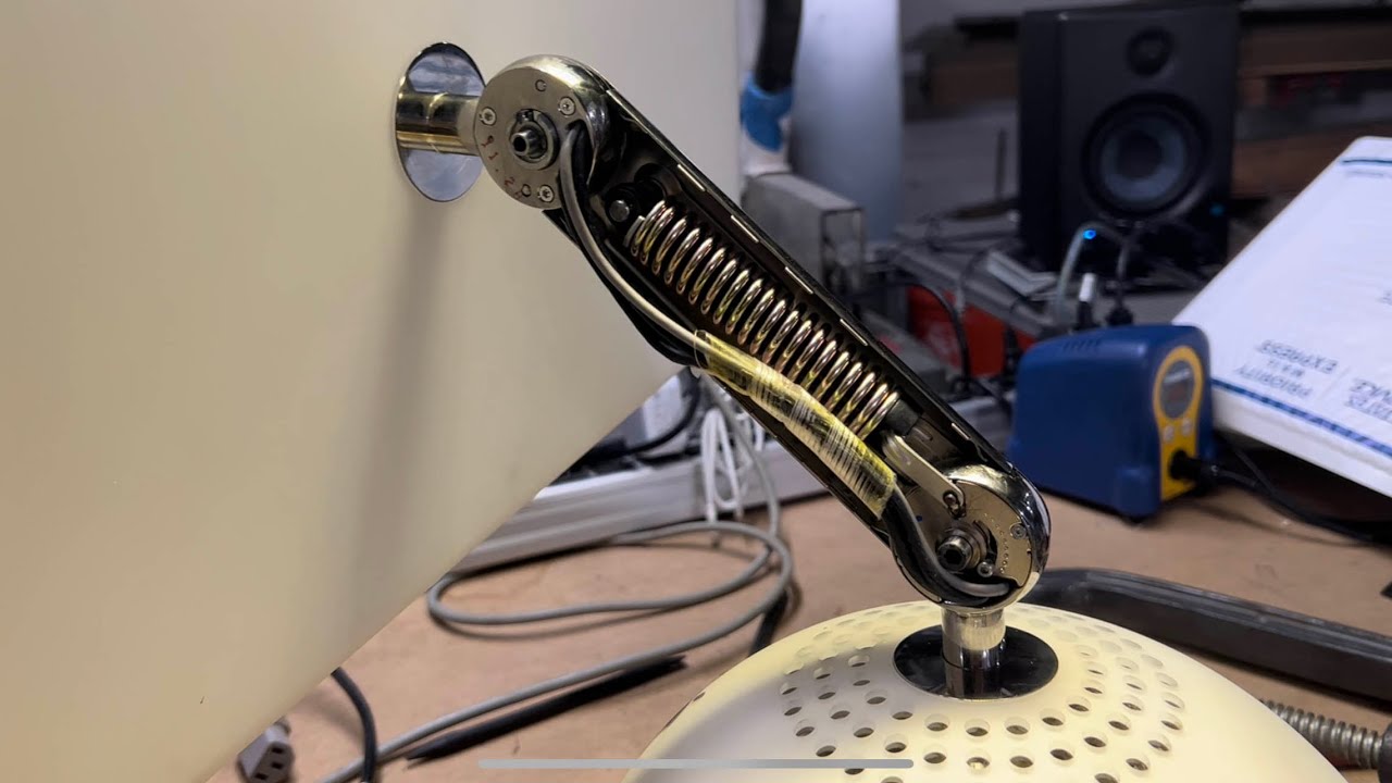 How to fix a sagging iMac G4 display arm