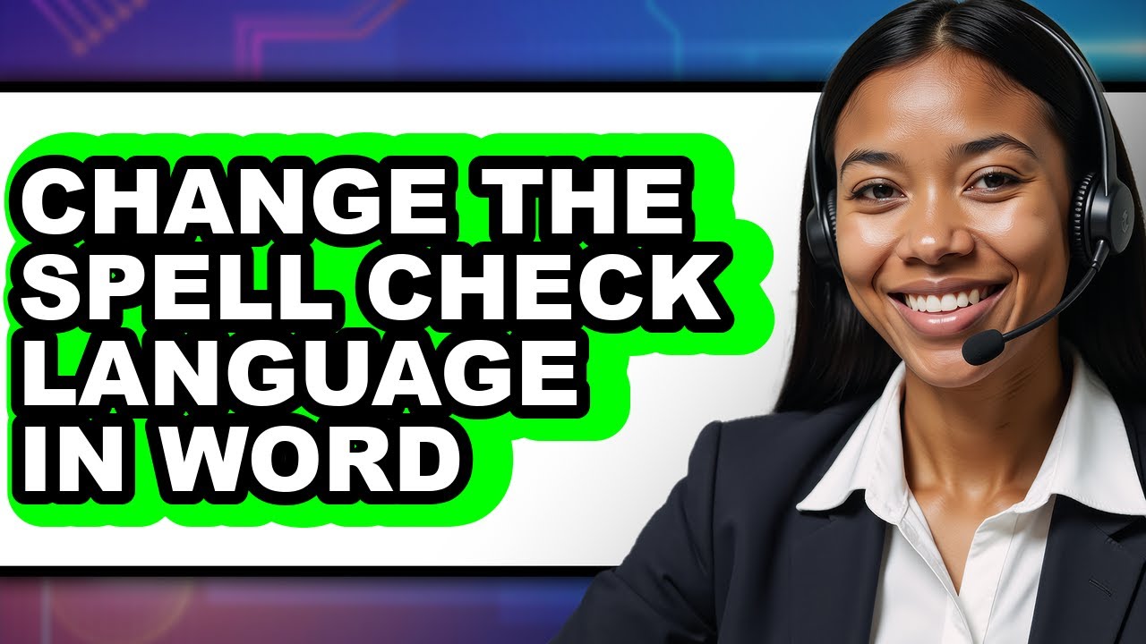 How to Change the Spell Check Language in Word (only Way)