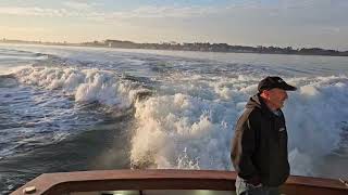 B-Roll: 56&#39; Tiffany Yachts - View from the Cockpit - Detroit 8V92&#39;s