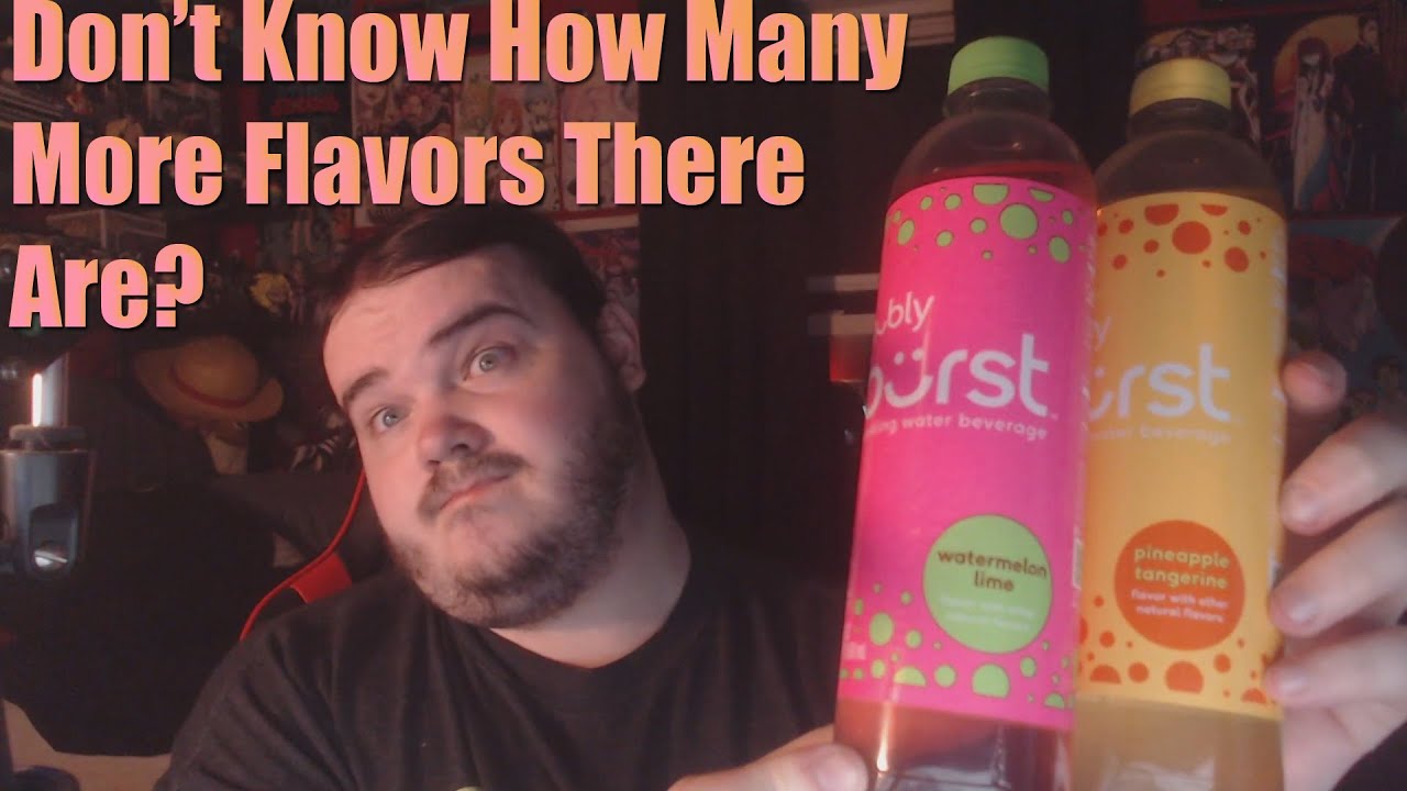 Bubly Burst Watermelon Lime & Pineapple Tangerine Sparkling Water Taste