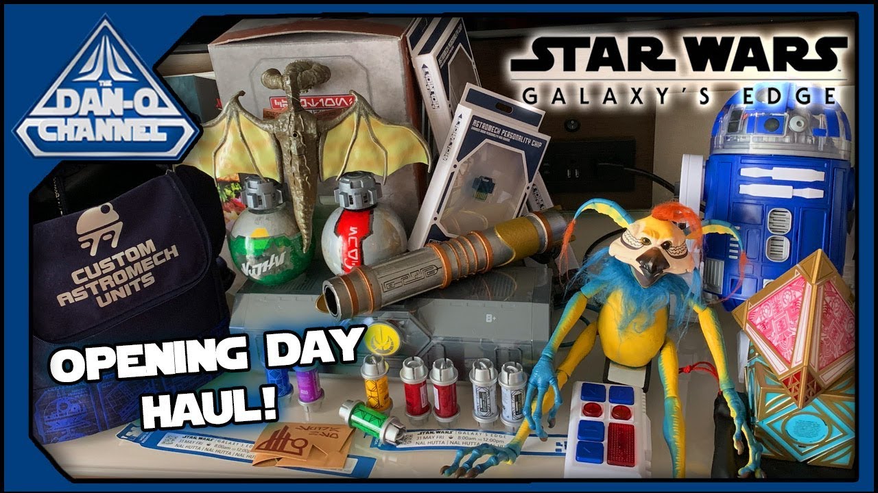 galaxy's edge opening day merchandise