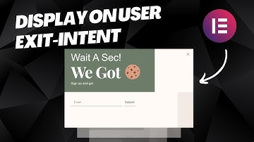 Elementor Exit Intent Popup - In 5 Minutes!
