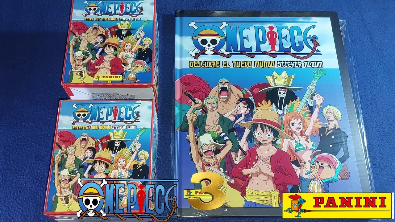 Unboxing Álbum ONE PIECE 3 - PANINI 2023  Tapa dura y blanda #onepiece # panini 