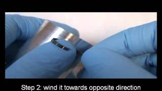 Quick demo of triple-SME in Nitinol