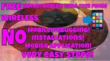 No installation webcam using your phone. [OBS Ninja webcam].