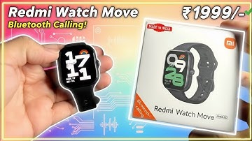 Redmi Watch Move With A.I | 1.85 Amoled Display | BT Calling | 140+ Sports Mode | Features | Price🔥