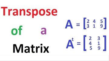 Transpose of a Matrix