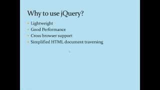 jQuery Introduction