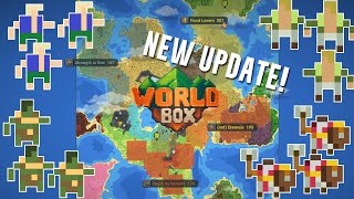 The 4 Races Fight On A HUGE Map With All The New Updates! - Worldbox Battle Royale