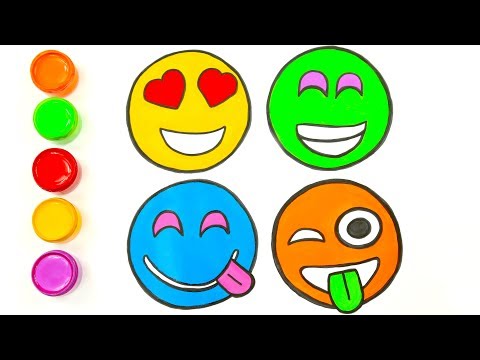 drawing-funny-emoji-face-|-learn-drawing-and-coloring-|-easy-drawing-arts-tutorial-for-kids.
