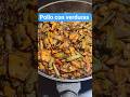 Pollo con verduras glaseadas y salsa casera fácil
