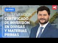 🎓 PRESENTACIÓN DE CERTIFICADO EN INVERSIÓN DE DIVISAS Y MATERIAS PRIMAS