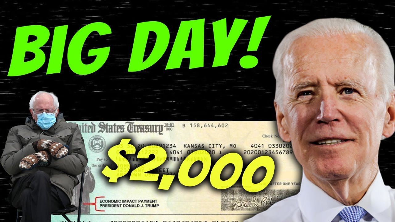 BIG DAY! $2,000 Third Stimulus Check Update & Bernie Sanders Stimulus Plan - Jan 24