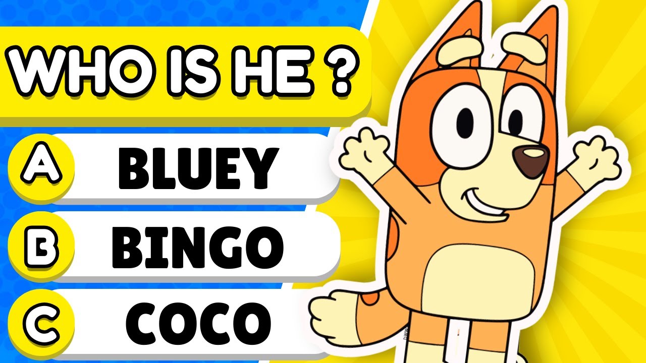 💙 Can You Pass This BLUEY Quiz? 30 QUESTIONS | Bluey 🐶💙 Bingo 🧡 Bandit ...