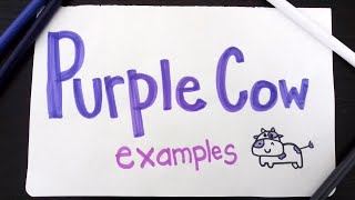 Purple Cows - Examples from Popular Books