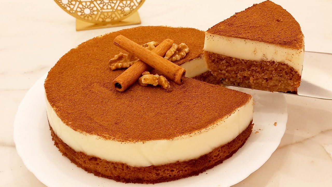 بسبوسه بالقرفه/طريقة عمل البسبوسة بالقرفة/بسبوسة السينابون/بسبوسة القرفه/بسبوسه/كيكة السميد والقرفة