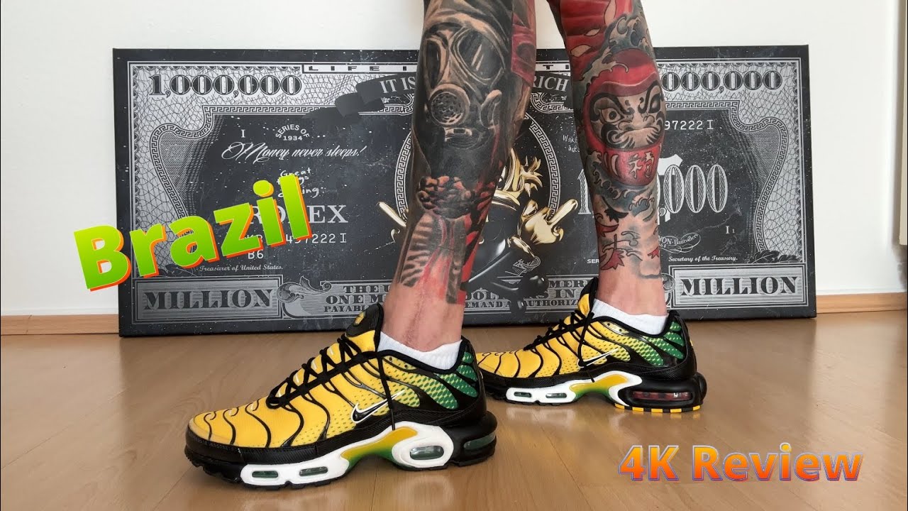 Nike Air Max Plus TN “Brazil” (2025) – Hype for the Summer! ☀️ |  Look On Feet 4K Review