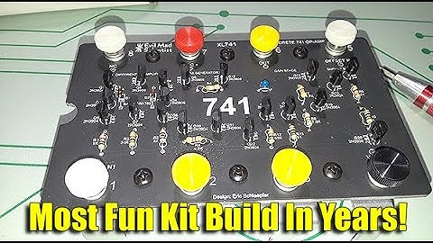 Evil Mad Scientist xl741 OpAmp kit Build
