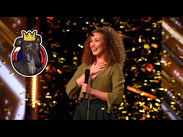 LOREN ALLRED GOLDEN BUZZER NEVER ENOUGH EMOTIONAL AUDITION FULL PERFORMANCE BRITAIN'S GOT TALENT 4K class=