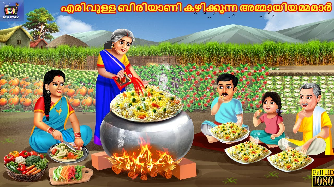 Arivulla biriyaani kazhikkunna ammaayiyammamaar | Malayalam Stories | Malayalam Moral Story | Kahani