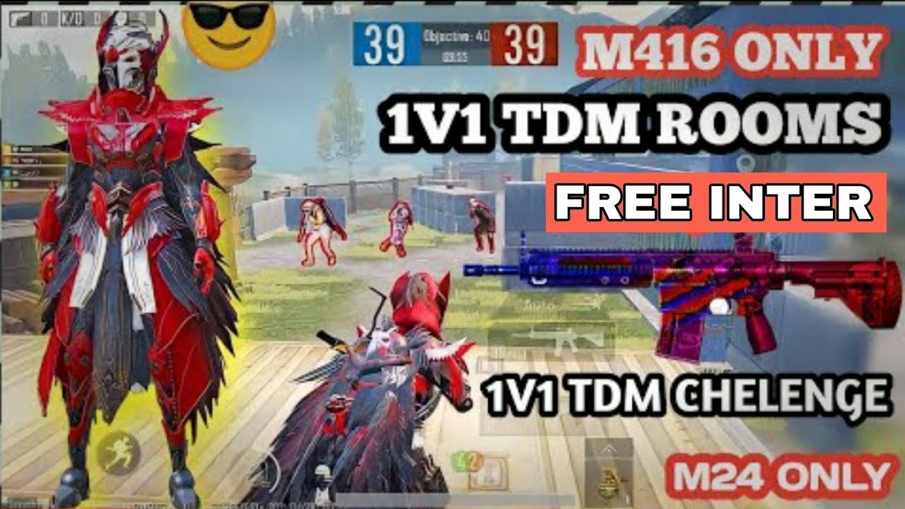 BGMI LIVE 1V1 CUSTOM ROOM TDM | BGMI CUSTOM ROOM 1V1 TDM ONLY M416 AND ...