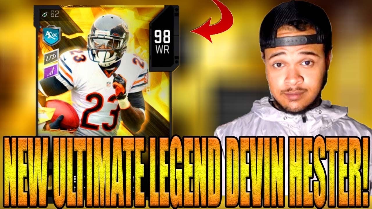 NEW ULTIMATE LEGEND DEVIN HESTER! BEST SPECIALIST IN THE GAME?! MADDEN 20 ULTIMATE LEGENDS