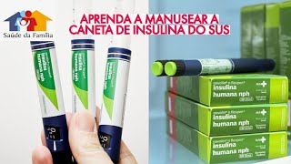 Aprenda como usar a caneta de insulina do SUS