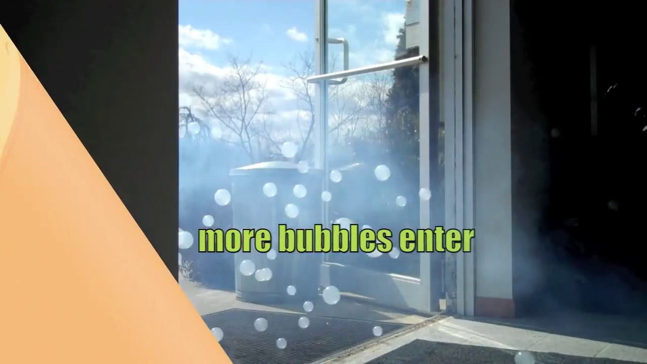 How Air Curtains Work Bubbles Vs Air Curtain Youtube
