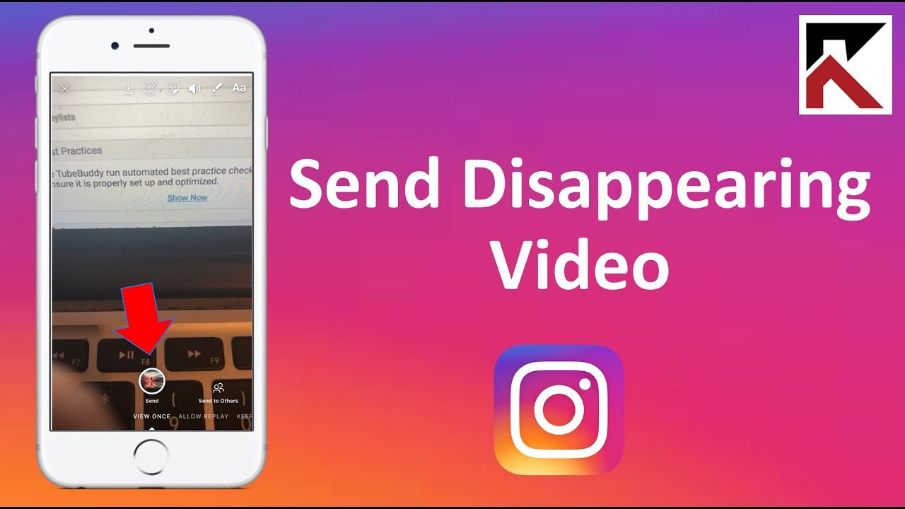How To Send A Disappearing Video Instagram YouTube