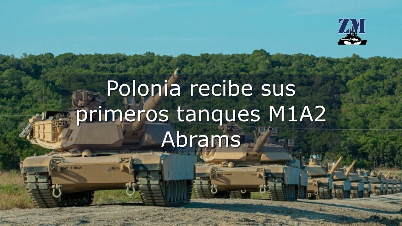 Polonia recibe sus primeros tanques M1A2 Abrams