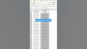 How to create barcodes in Excel 😲| excel shortcuts and tricks  #excelshorts #exceltech #exceltips