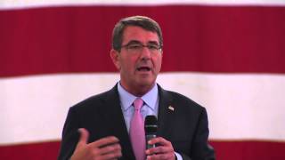 Secretary of Defense Ash Carter at Nellis AFB Troop Event - August 26, 2015