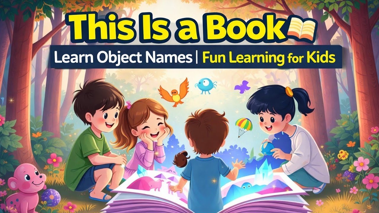 This Is a Book 📖 | Learn Object Names | Fun Learning for Kids - YouTube