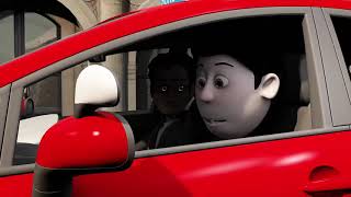 Güncellenmiş Trafik Adam Direksiyon Sınavı Animasyon Filmi - Sürücü Kursu Dersleri