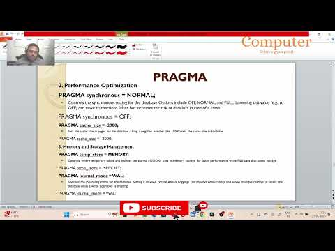 PRAGMA Statements in SQLite: The Ultimate Guide for Developers