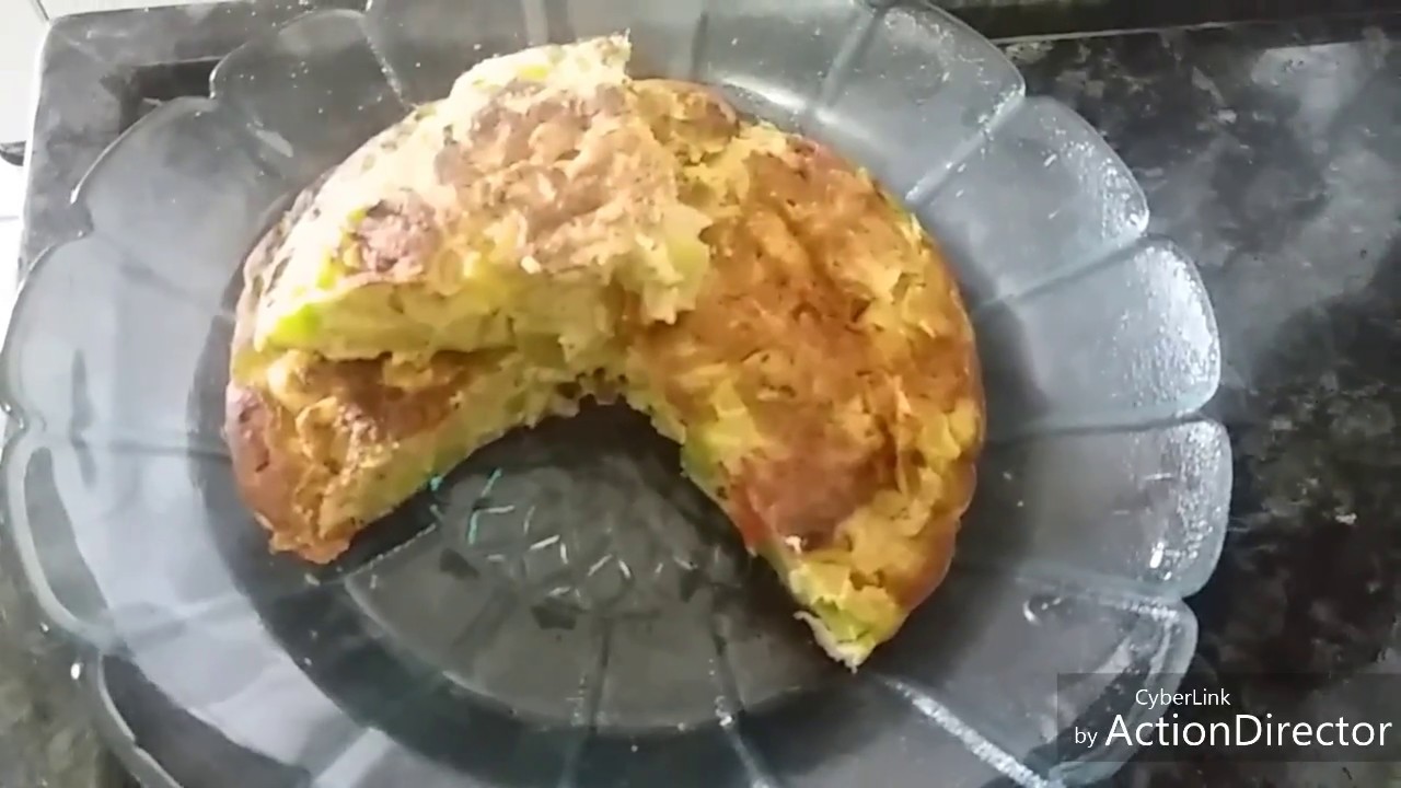 TORTA DE ABOBRINHA NA FRIGIDEIRA