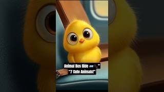 Animal Bus Ride 🚌🐾 | 7 Cute Animals Song for Kids | Fun Learning 🎶