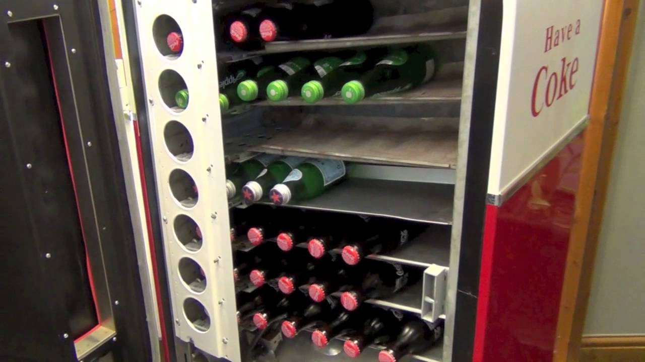 vintage soda bottle machine