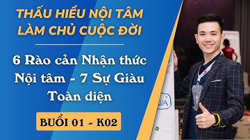 Buổi 1: 6 Rào cản Nhận thức Nội tâm - 7 Sự Giàu Toàn diện | K02 Thấu hiểu Nội tâm - Làm chủ Cuộc đời