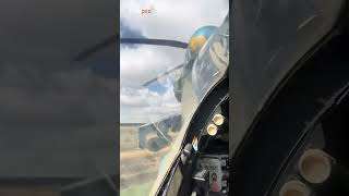 МИ-24 атакует врага